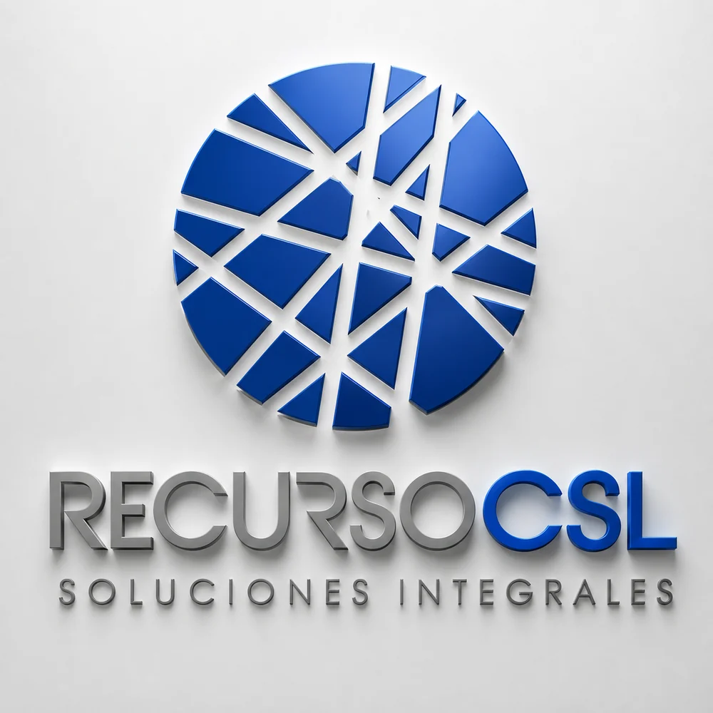 Logo tridimensional de Recurso CSL